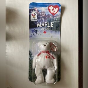 RARE BEANIE BABY COLLECTIBLE - McDonald’s Ty Maple the Bear (Canada)